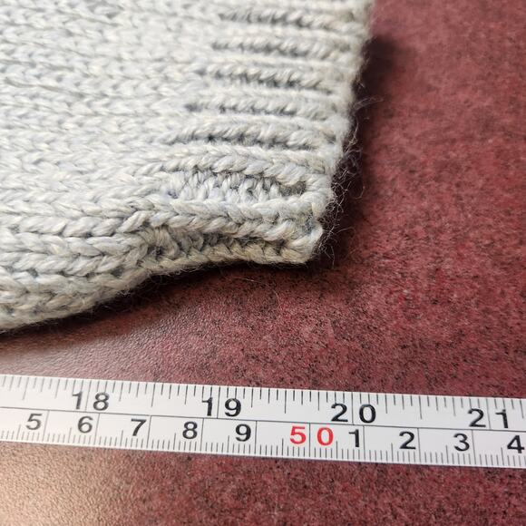 Vtg Bobbie Brooks Hand Knit Embroidered Sweater Womens Medium Cottagecore Floral - Picture 12 of 16